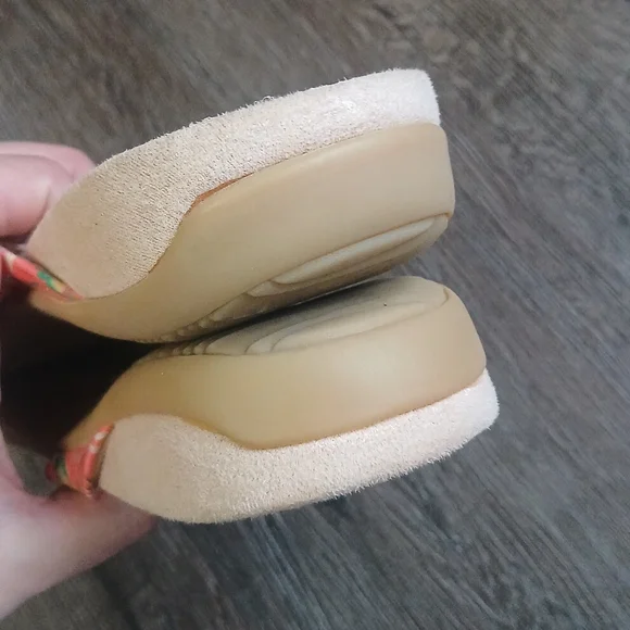 Vionic Bella II sandals Papaya Tropical floral Bow Size 7 - Picture 4 of 7